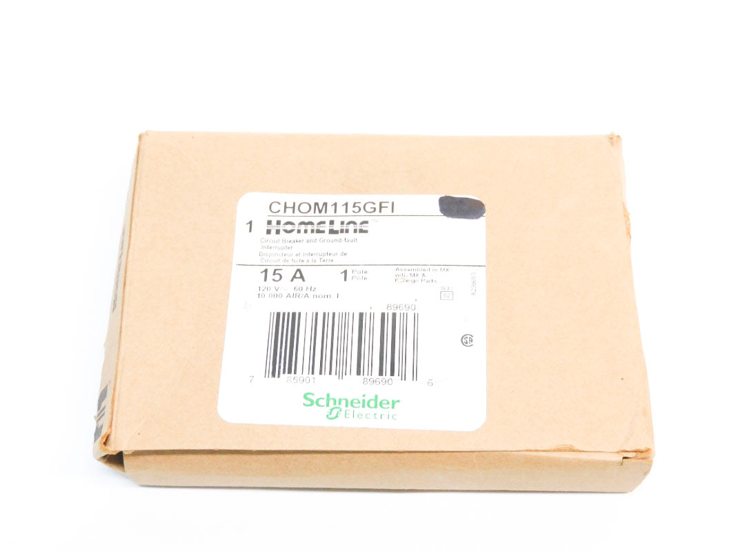 SCHNEIDER ELECTRIC CHOM115GFI 15A 120V NSMP