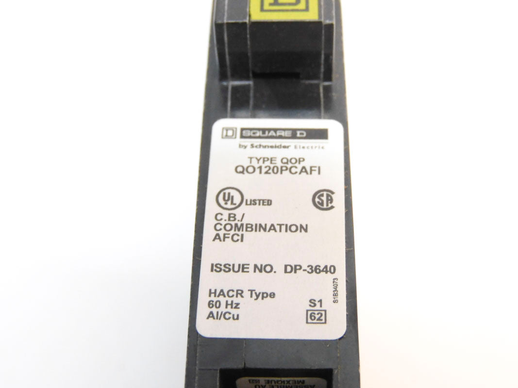 SQUARE D QO120PCAFI 120V 20A NSMP