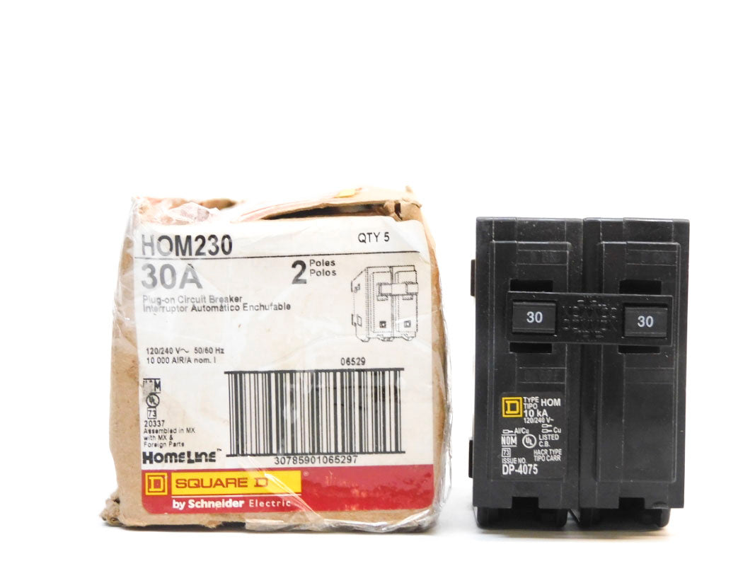 SQUARE D HOM230 30A 120/240V (PKG OF 5) NSMP