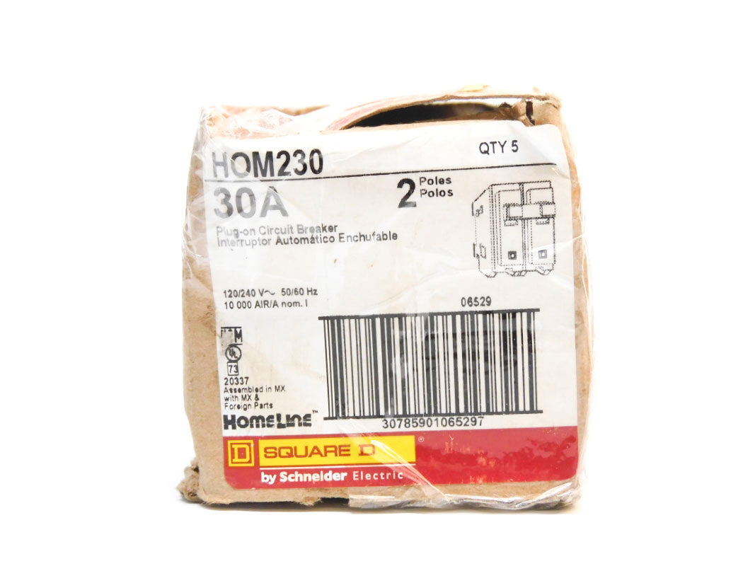 SQUARE D HOM230 30A 120/240V (PKG OF 5) NSMP