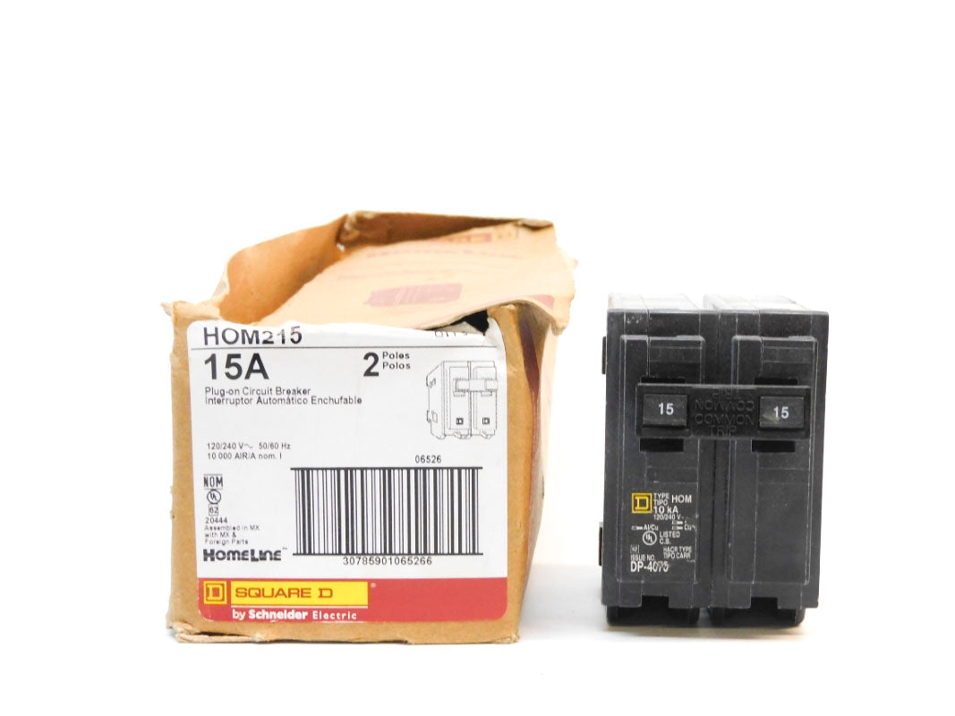 SQUARE D HOM215 120/240V 15A (PKG OF 5) NSMP