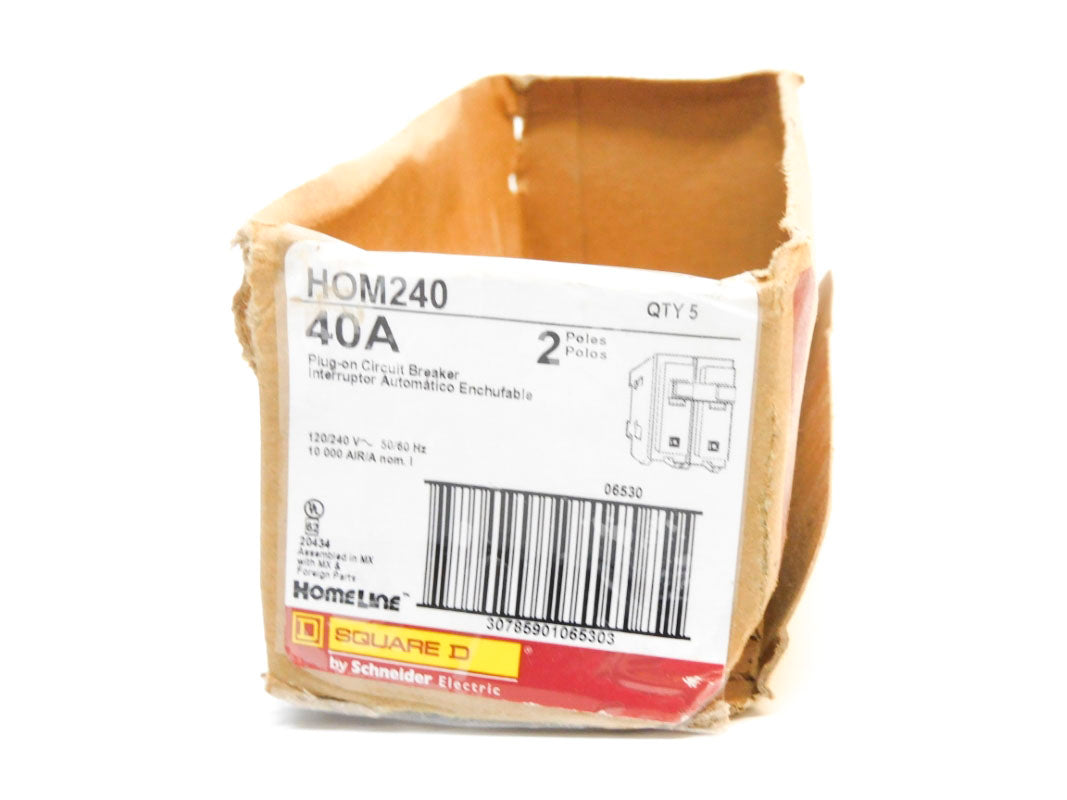 SQUARE D HOM240 40A 120/240V (PKG OF 5) NSMP