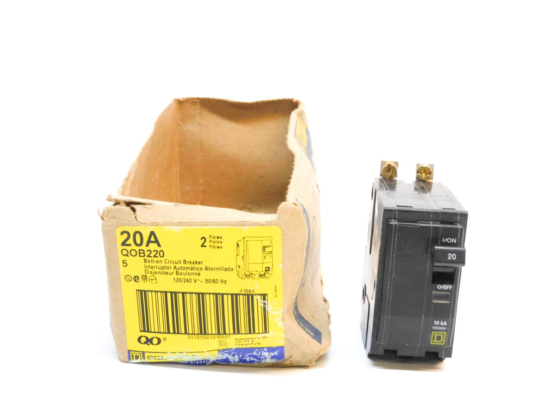 SQUARE D QOB220 120/240V 20A (PKG OF 5) NSMP