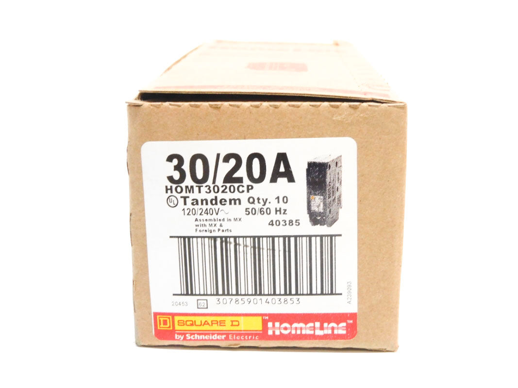 SQUARE D HOMT3020CP 30/20A 120/240V (PKG OF 10) NSMP