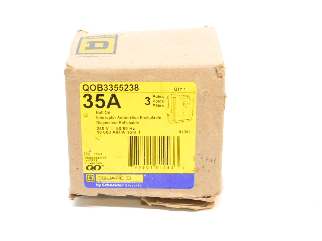 SQUARE D QOB3355238 35A 240V NSMP