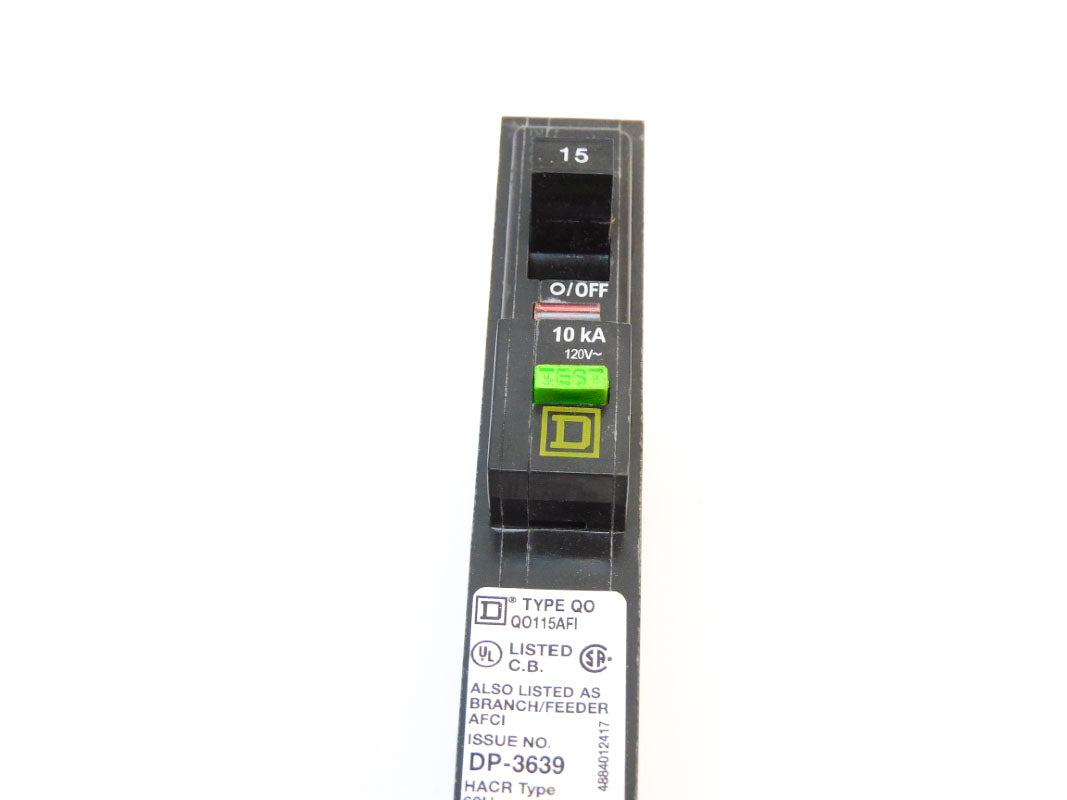 SQUARE D QO115AFI 120V 15A NSMP
