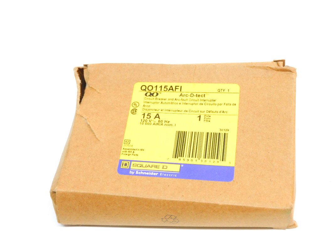 SQUARE D QO115AFI 120V 15A NSMP