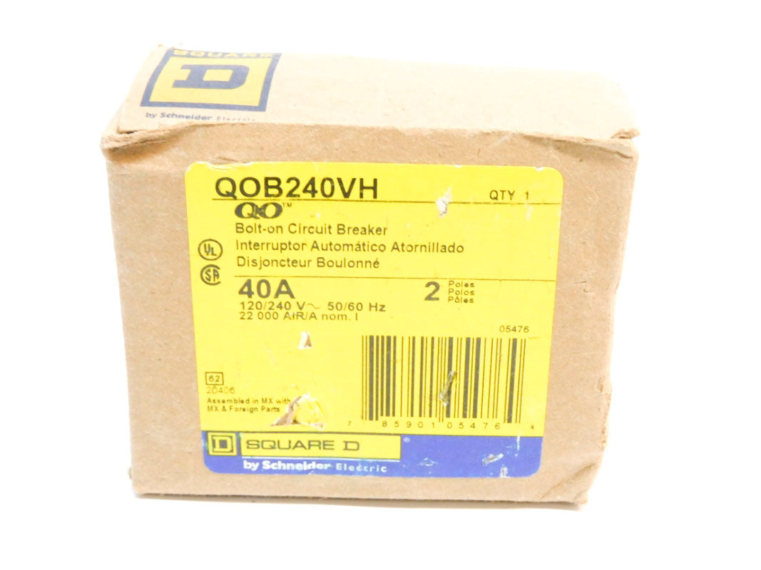 SQUARE D QOB240VH 40A 120/240V (AS PICTURED) NSMP