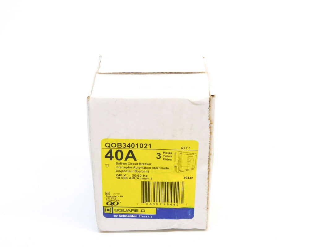 SQUARE D QOB3401021 40A 240V NSFS