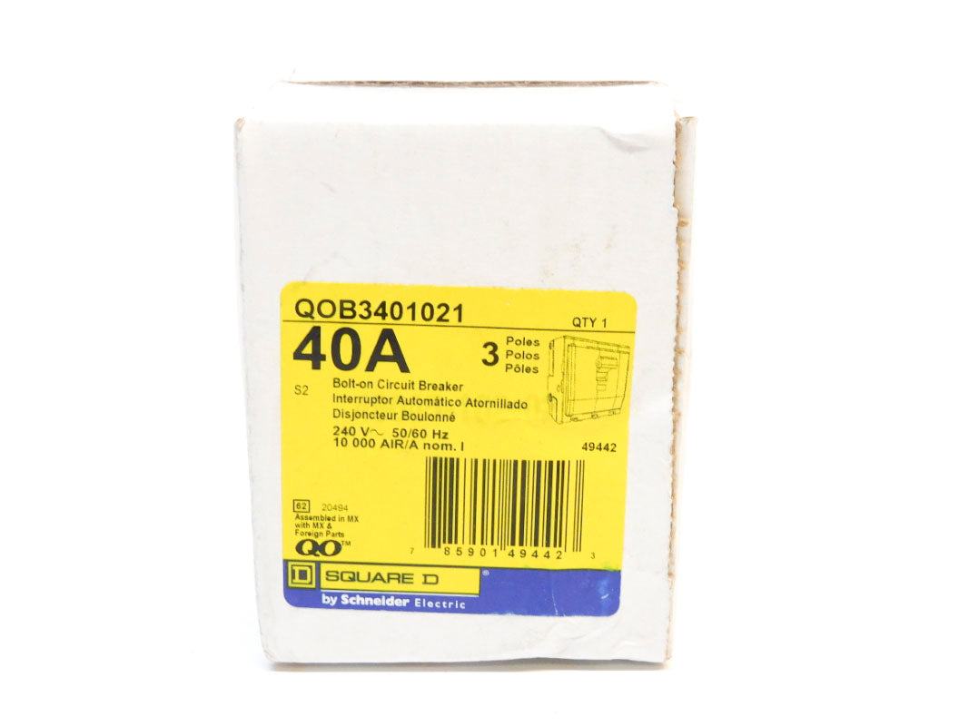 SQUARE D QOB3401021 40A 240V NSFS