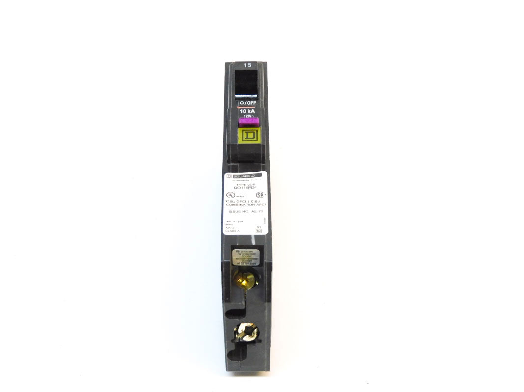 SQUARE D QO115PDF 120V 15A NSMP