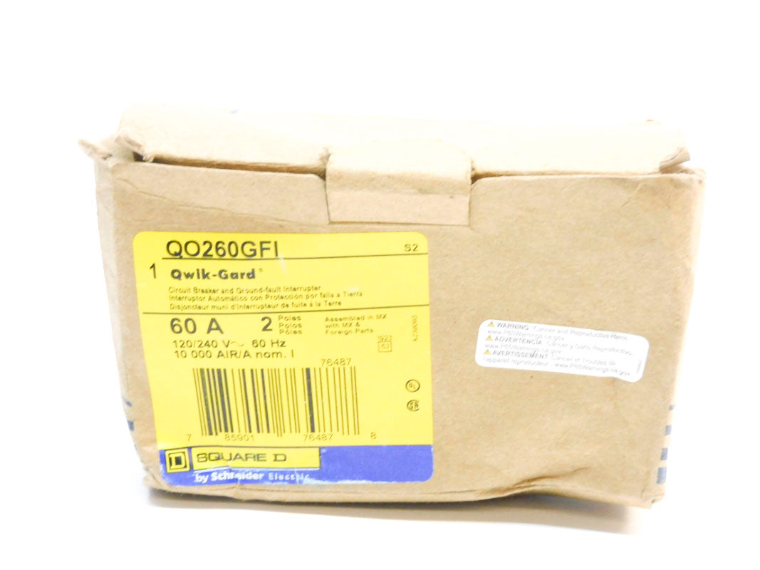 SQUARE D QO260GFI 60A NSMP
