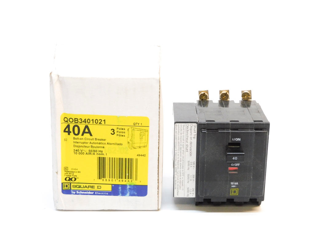 SQUARE D QOB3401021 40A 240V NSMP