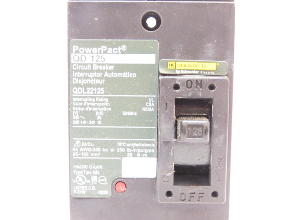SQUARE D QDL22125 240V 125A NSMP