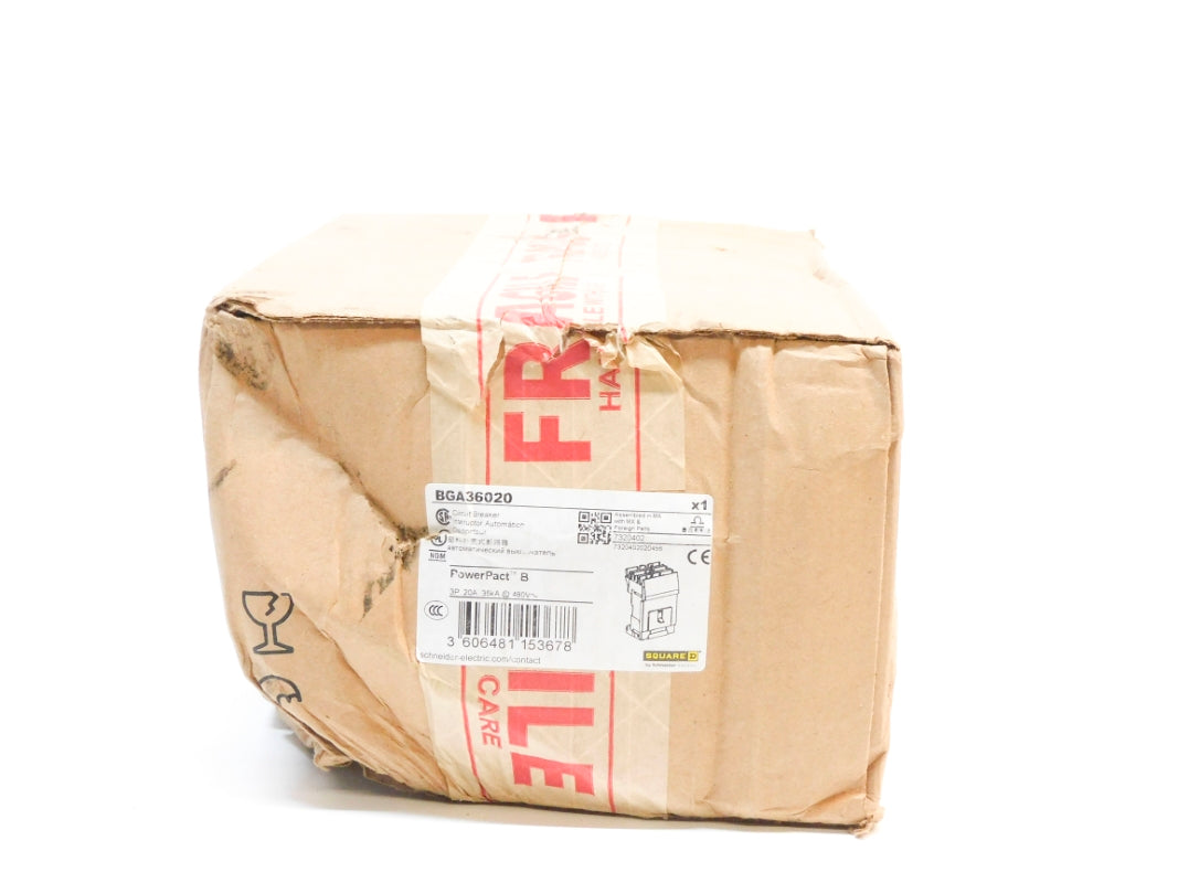SQUARE D BGA36020 480V 20A NSFS