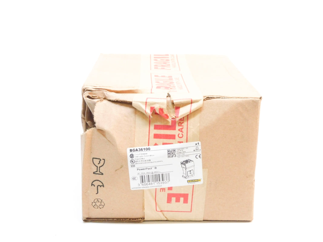 SQUARE D BGA36100 480V 100A NSFS