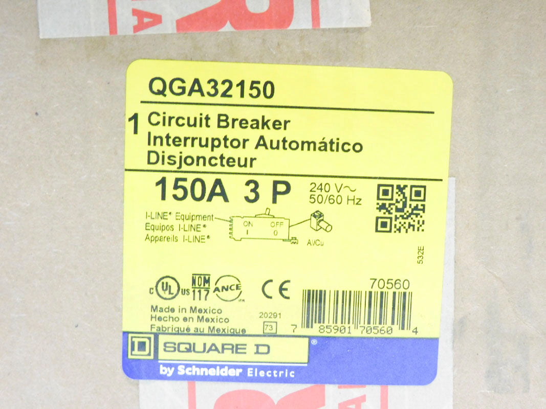 SQUARE D QGA32150 240V 150A NSFS