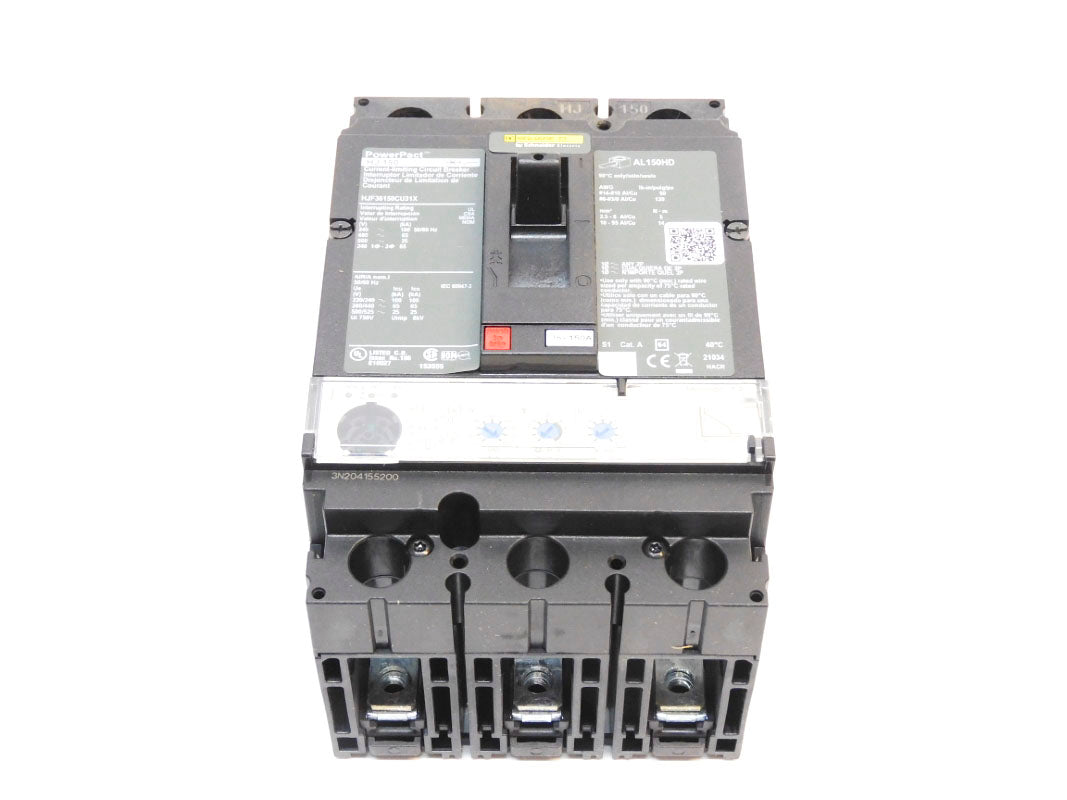 SQUARE D HJF36150CU31X 150A 600V NSMP