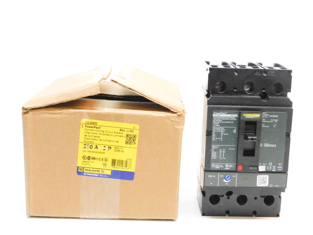 SQUARE D JJL36200 600V 200A NSMP