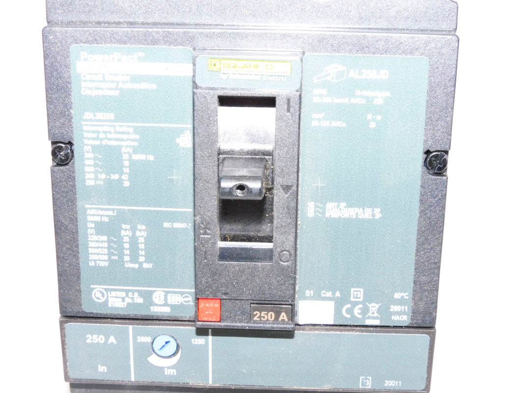 SQUARE D JDL36250 600V 250A NSMP
