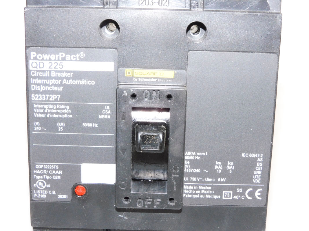 SQUARE D 523372P7 225A 240V NSMP