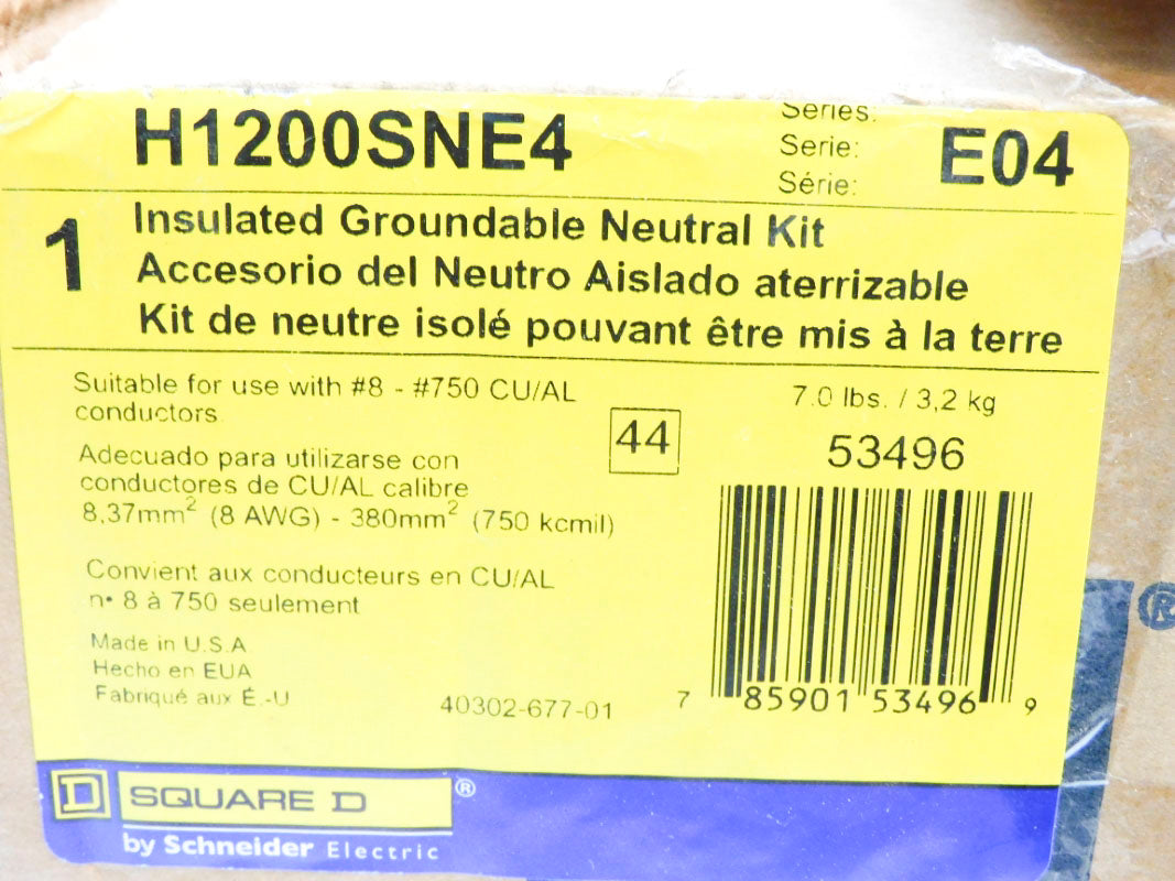 SQUARE D H1200SNE4 SER. E04 NSMP
