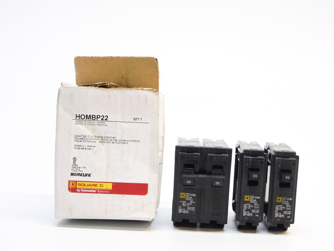 SQUARE D HOMBP22 20A 30A 120/240V NSMP
