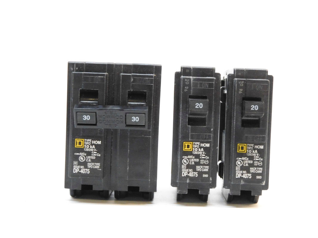 SQUARE D HOMBP22 20A 30A 120/240V NSMP