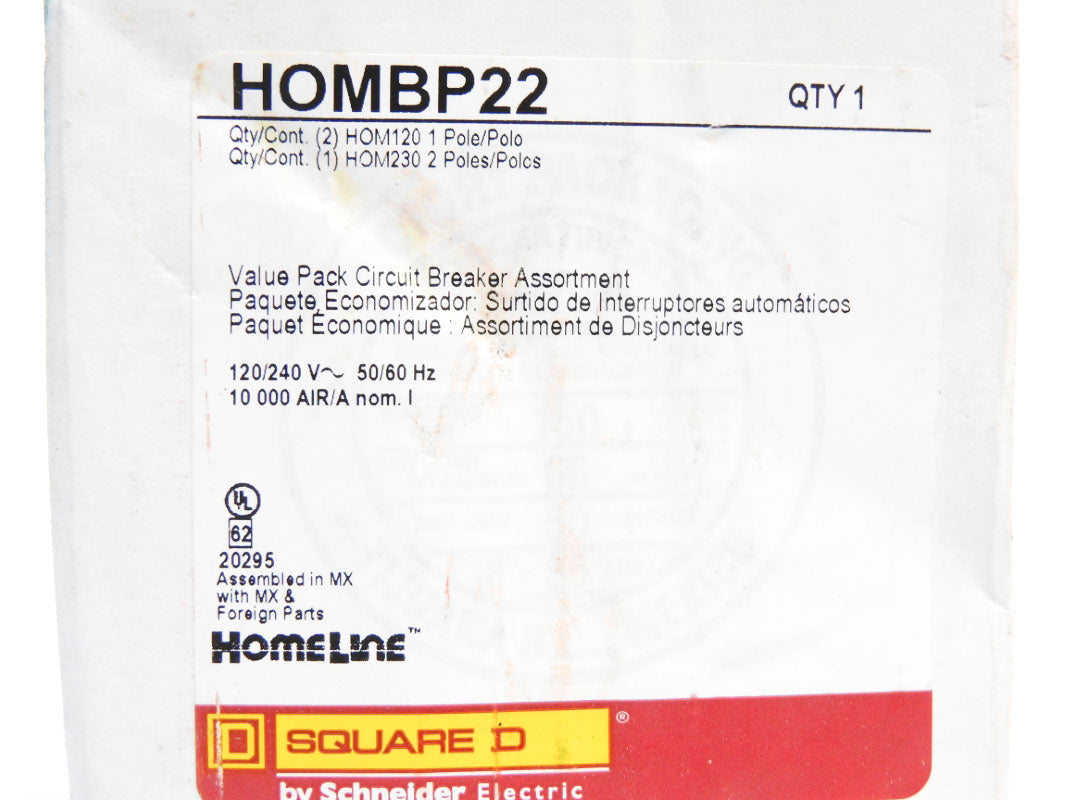 SQUARE D HOMBP22 20A 30A 120/240V NSMP