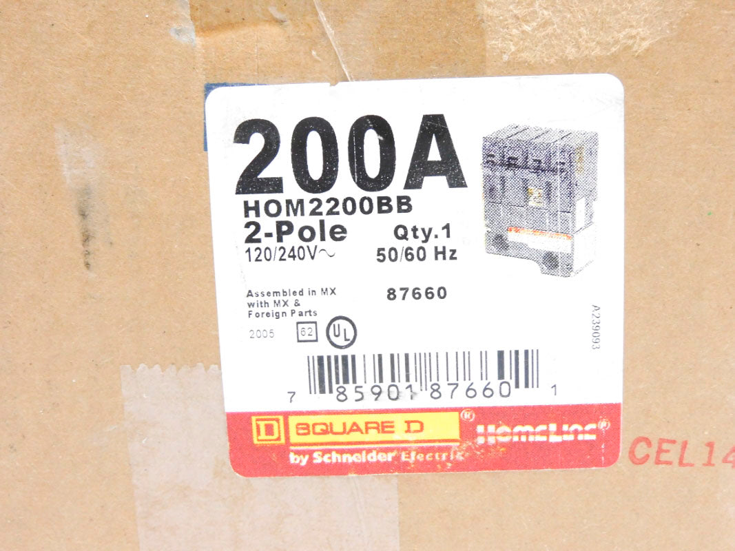 SQUARE D HOM2200BB 200A 120/240V NSFS