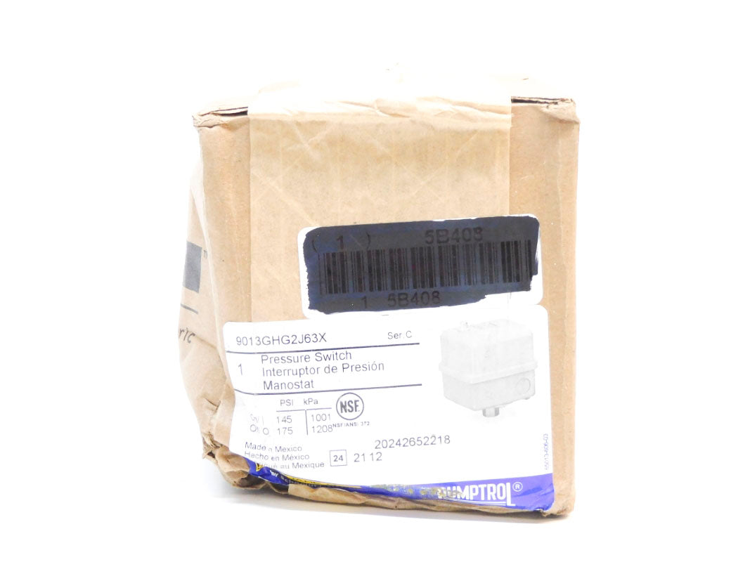 SQUARE D 9013GHG2J63X SER. C 145/175PSI NSFS