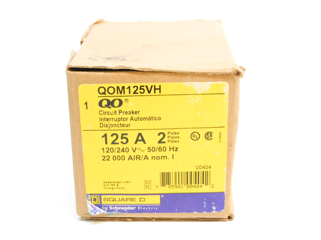 SQUARE D QOM125VH 240V 125A NSMP