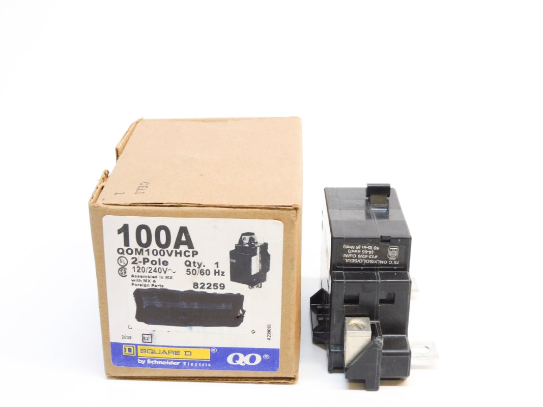 SQUARE D QOM100VHCP 100A 120/240V (AS PICTURED) NSMP