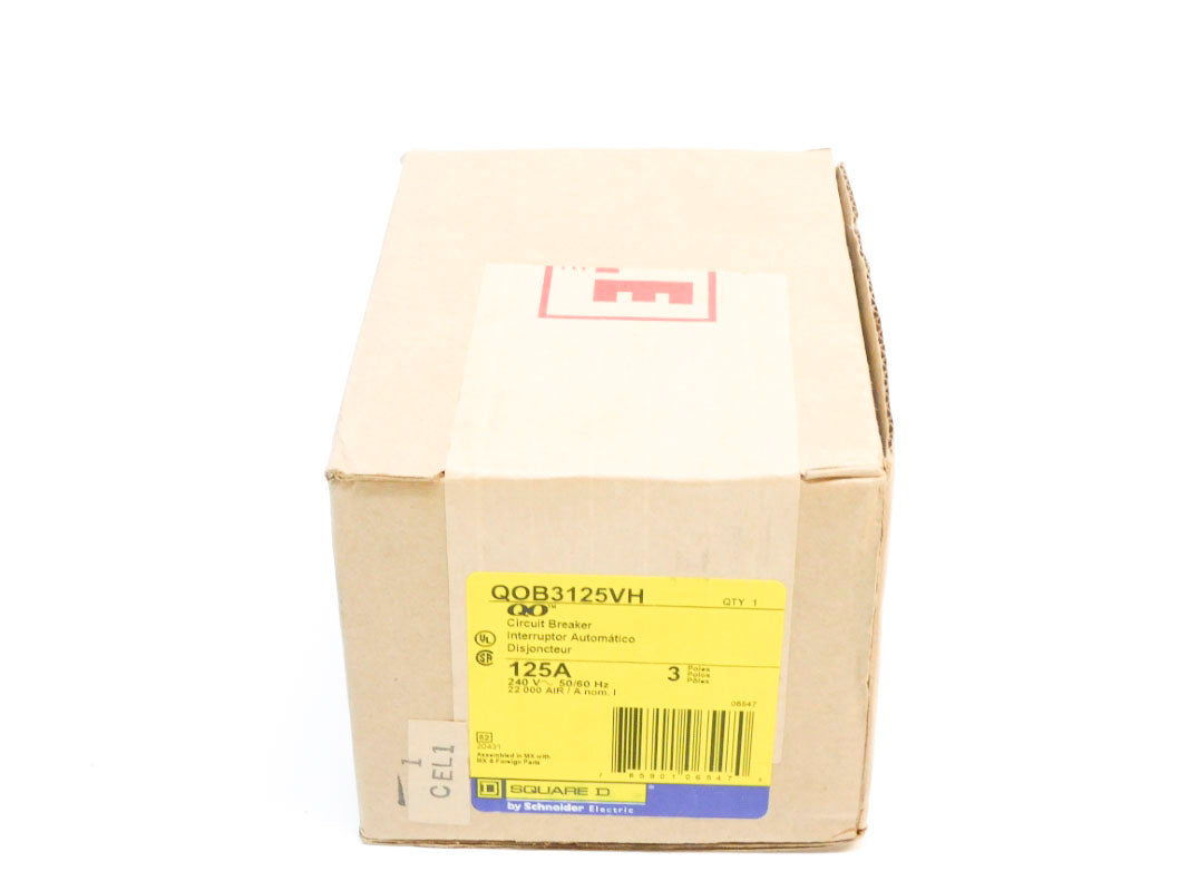 SQUARE D QOB3125VH 240V 125A NSFS