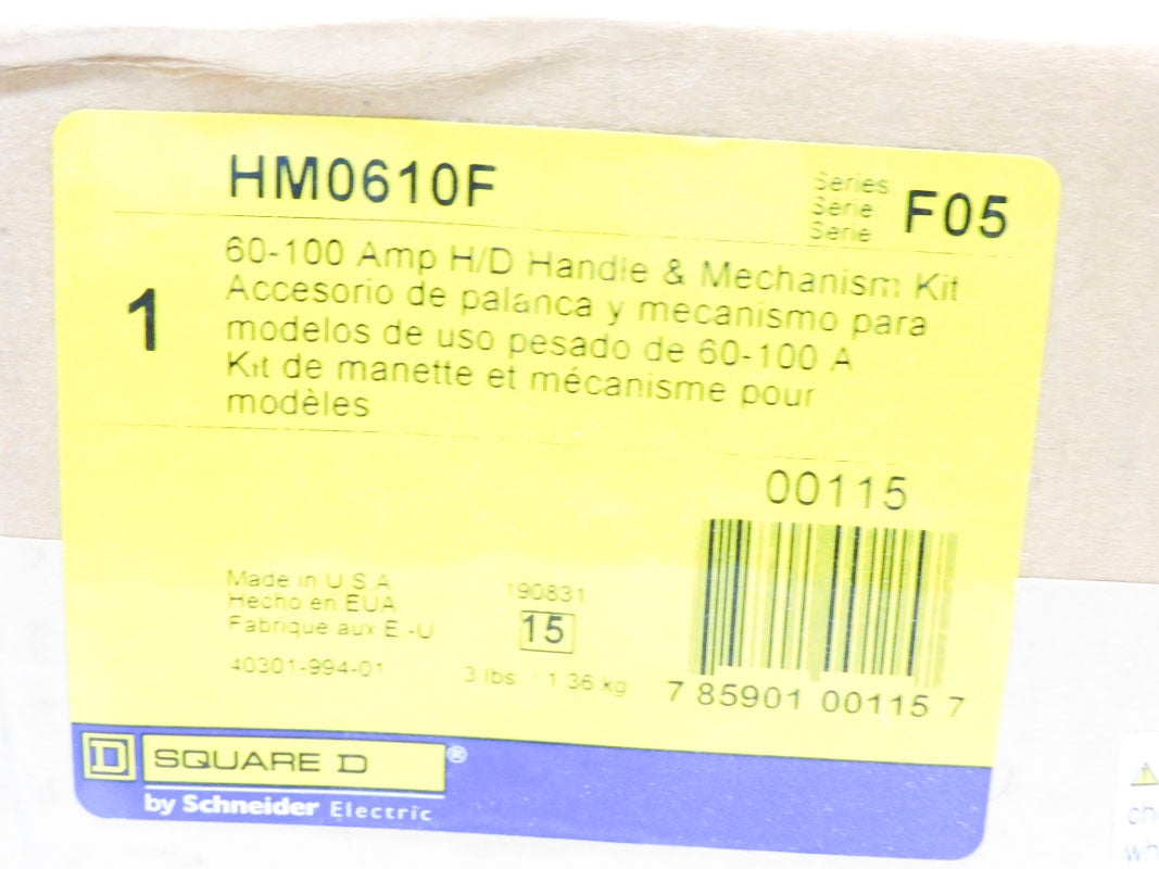 SQUARE D HM0610F SER. F05 60-100A NSFS