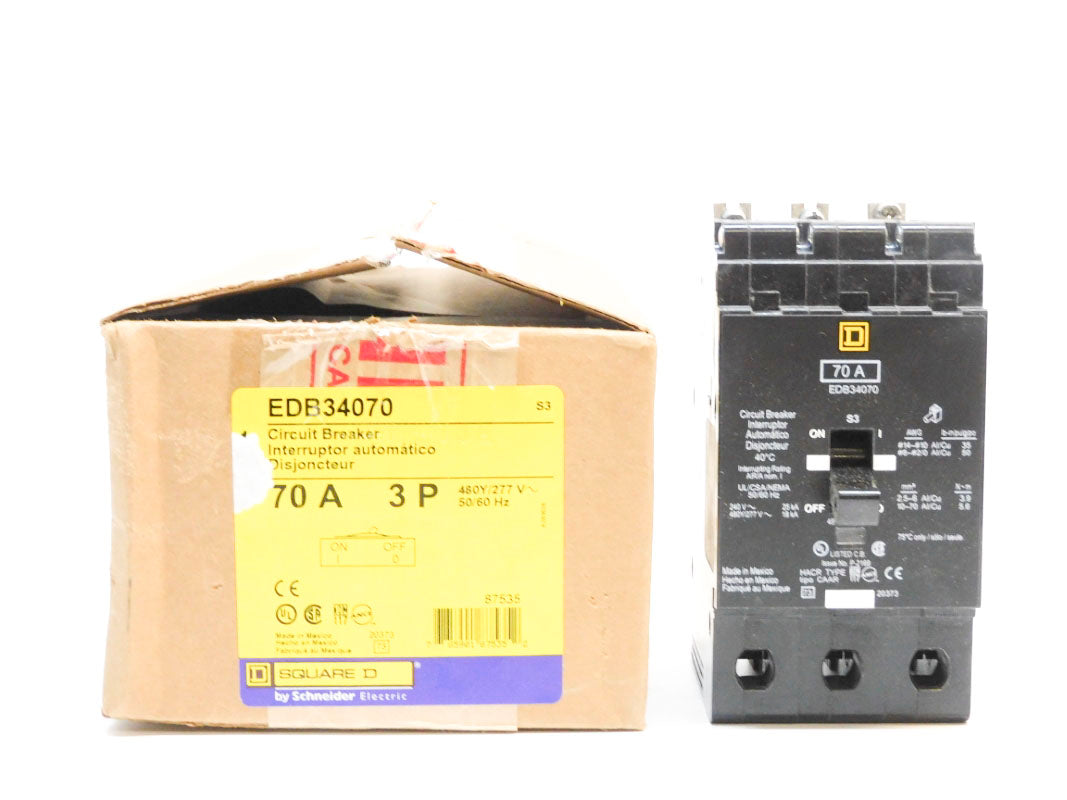 SQUARE D EDB34070 277V 70A NSMP
