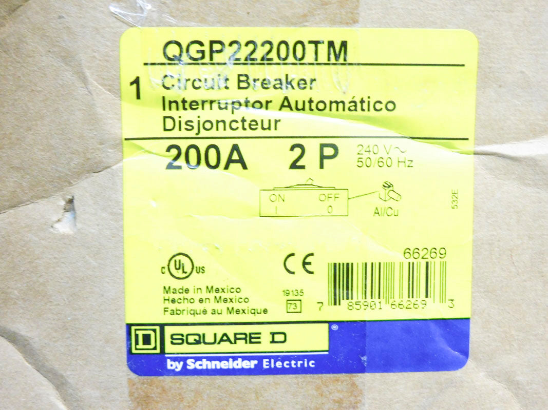 SQUARE D QGP22200TM 200A 240V NSMP
