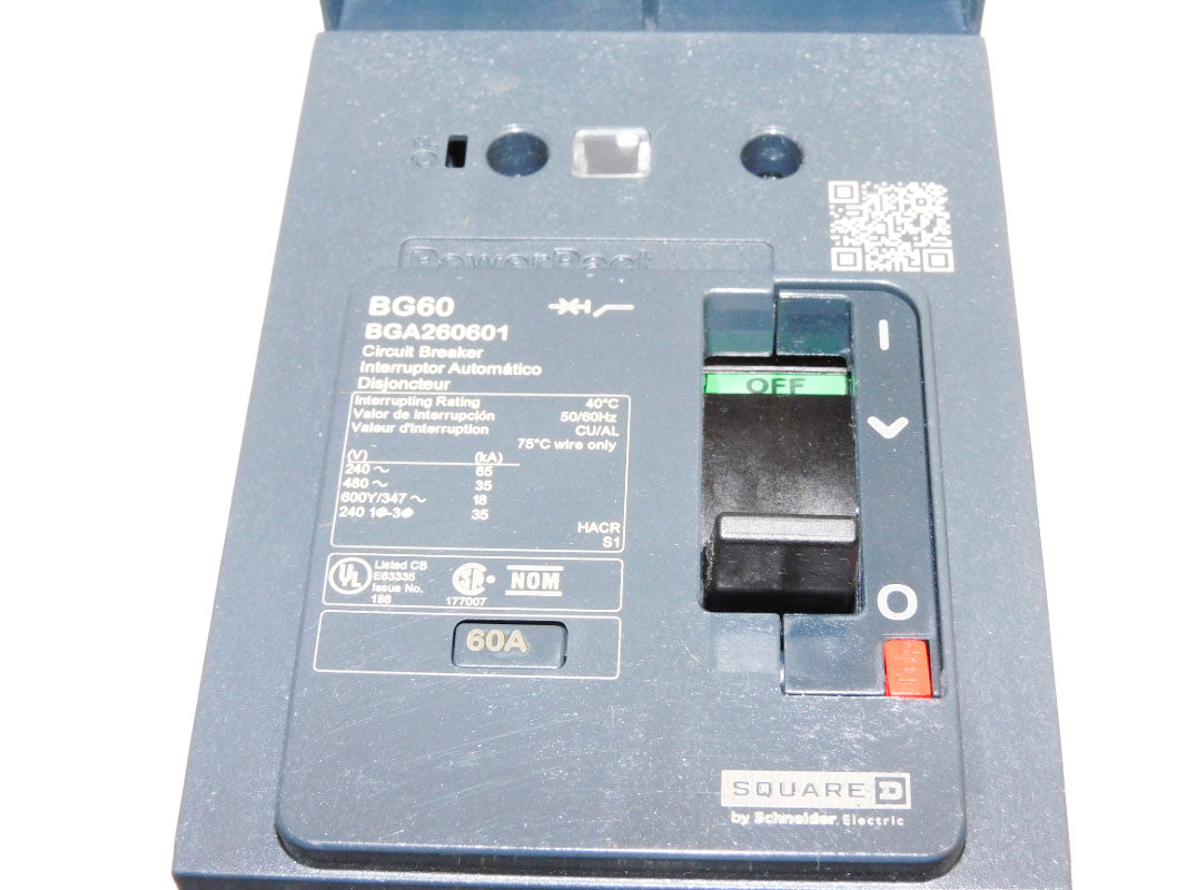 SQUARE D BGA260601 60A 480V NSMP