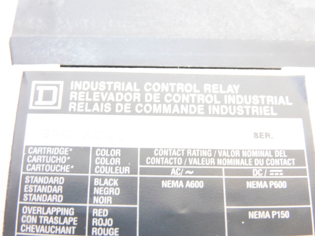 SQUARE D 8501XO20V02 SER. A 110/120V 20A NSMP