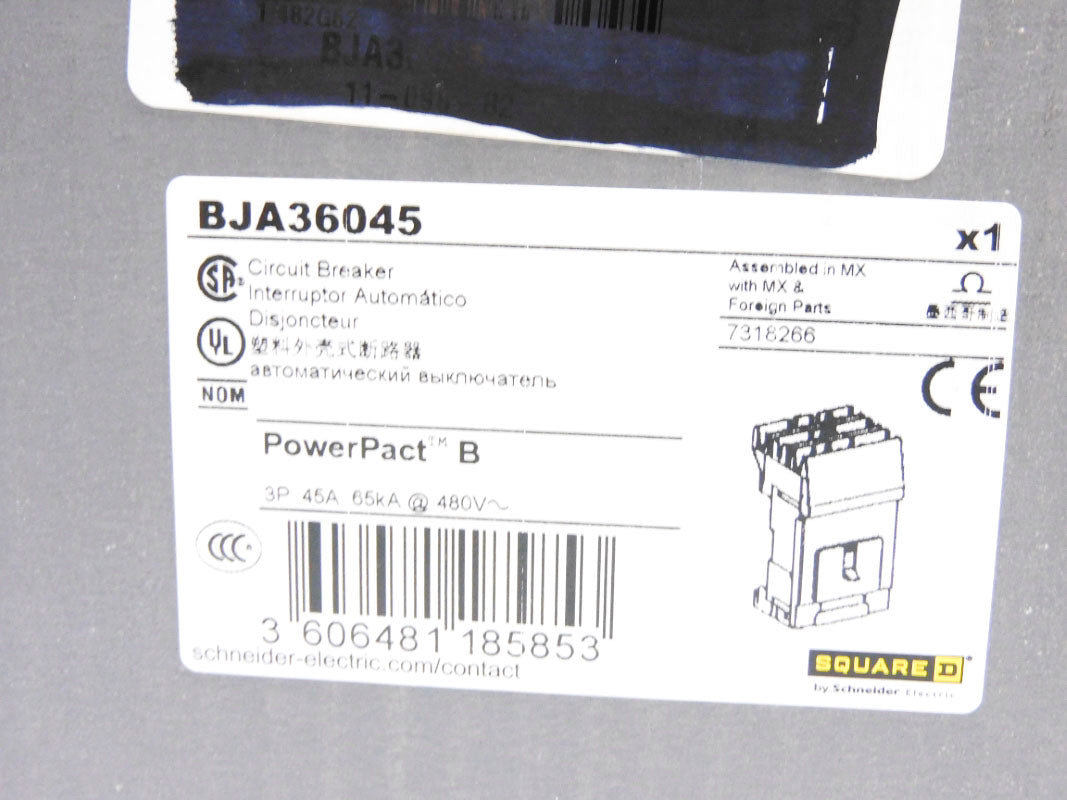 SQUARE D BJA36045 45A 480V NSMP