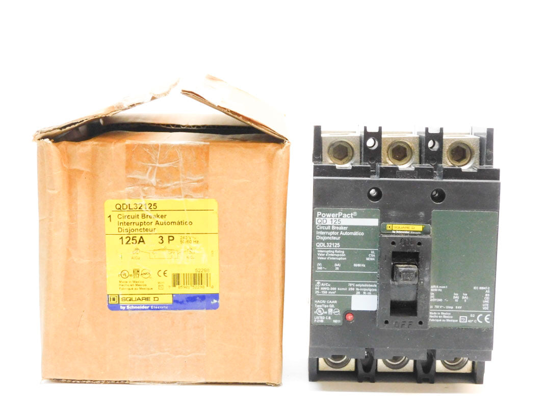 SQUARE D QDL32125 125A 240V NSMP