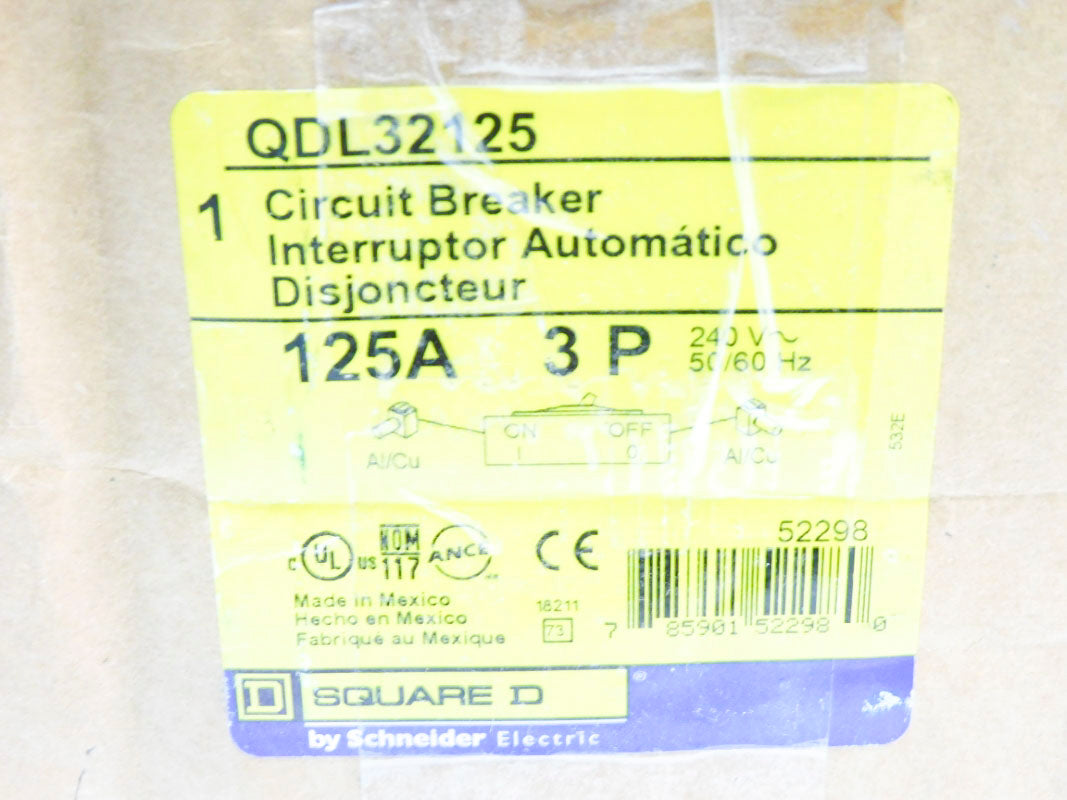 SQUARE D QDL32125 125A 240V NSMP