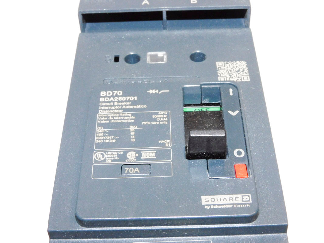 SQUARE D BDA260701 70A 480V NSMP