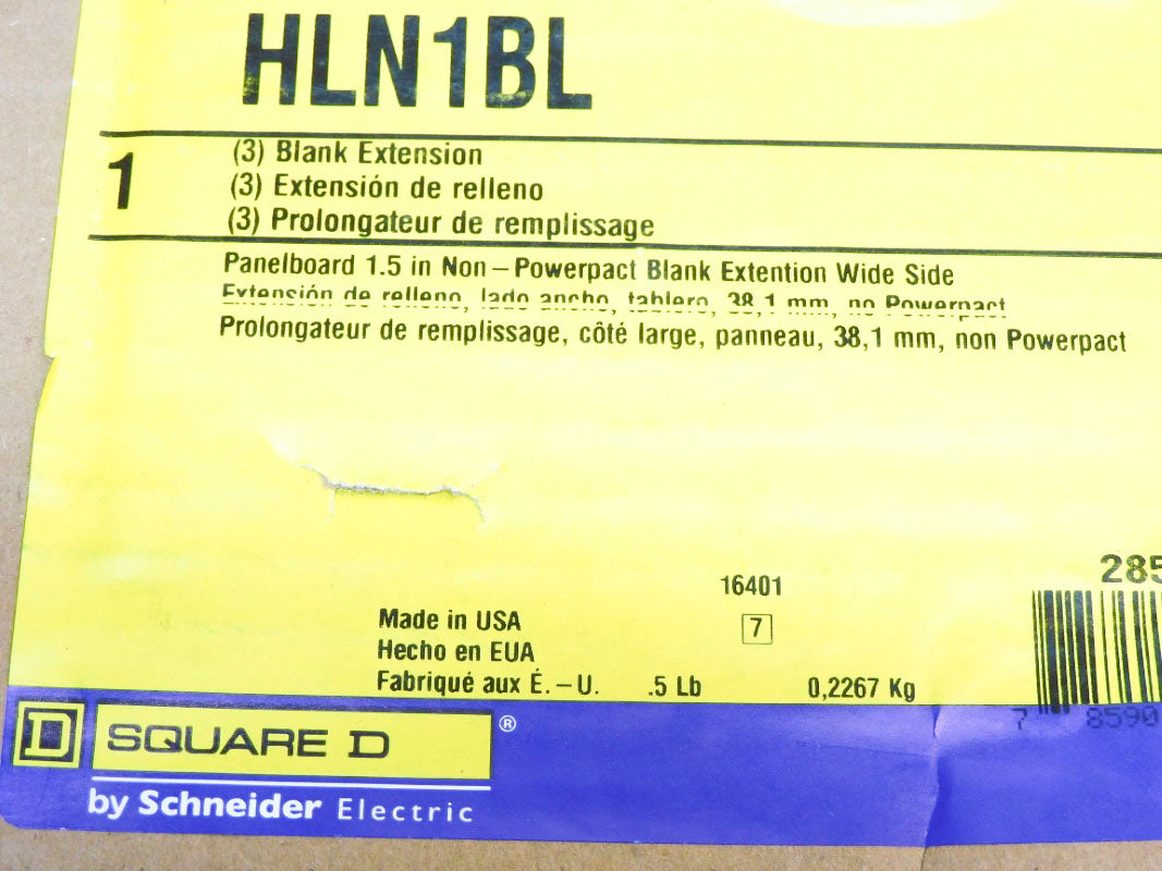 SQUARE D HLN1BL (PKG OF 3) NSMP