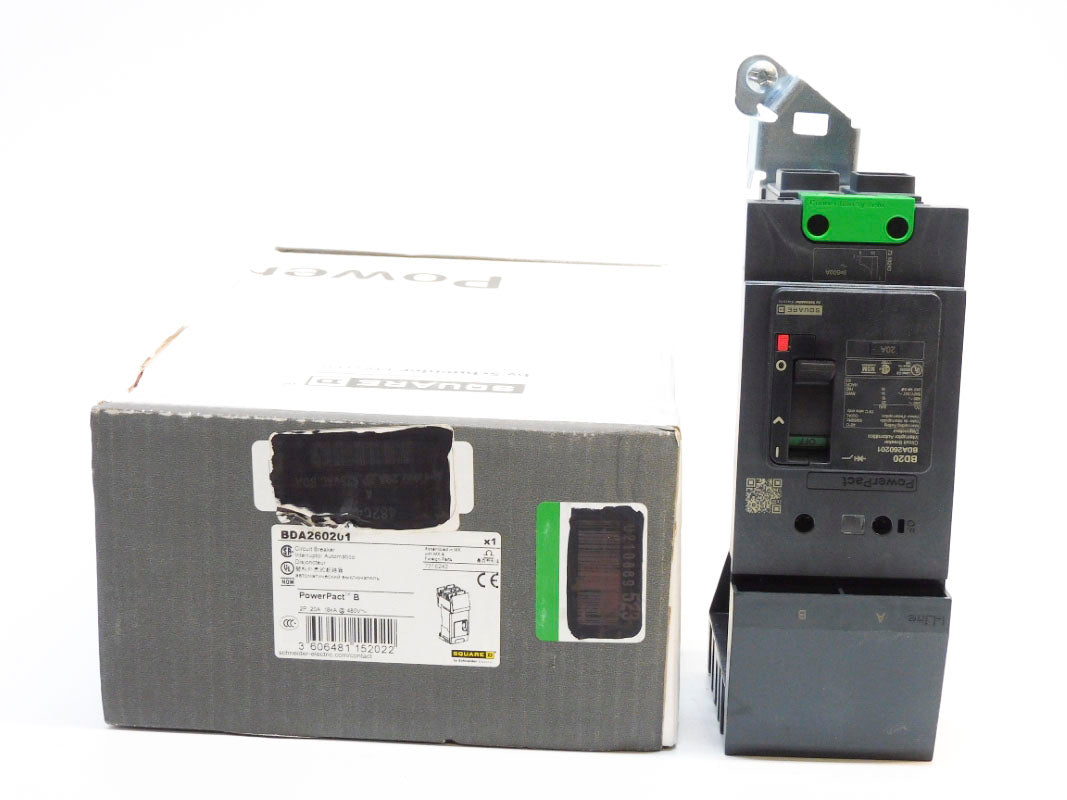 SQUARE D BDA260201 20A 480V NSMP