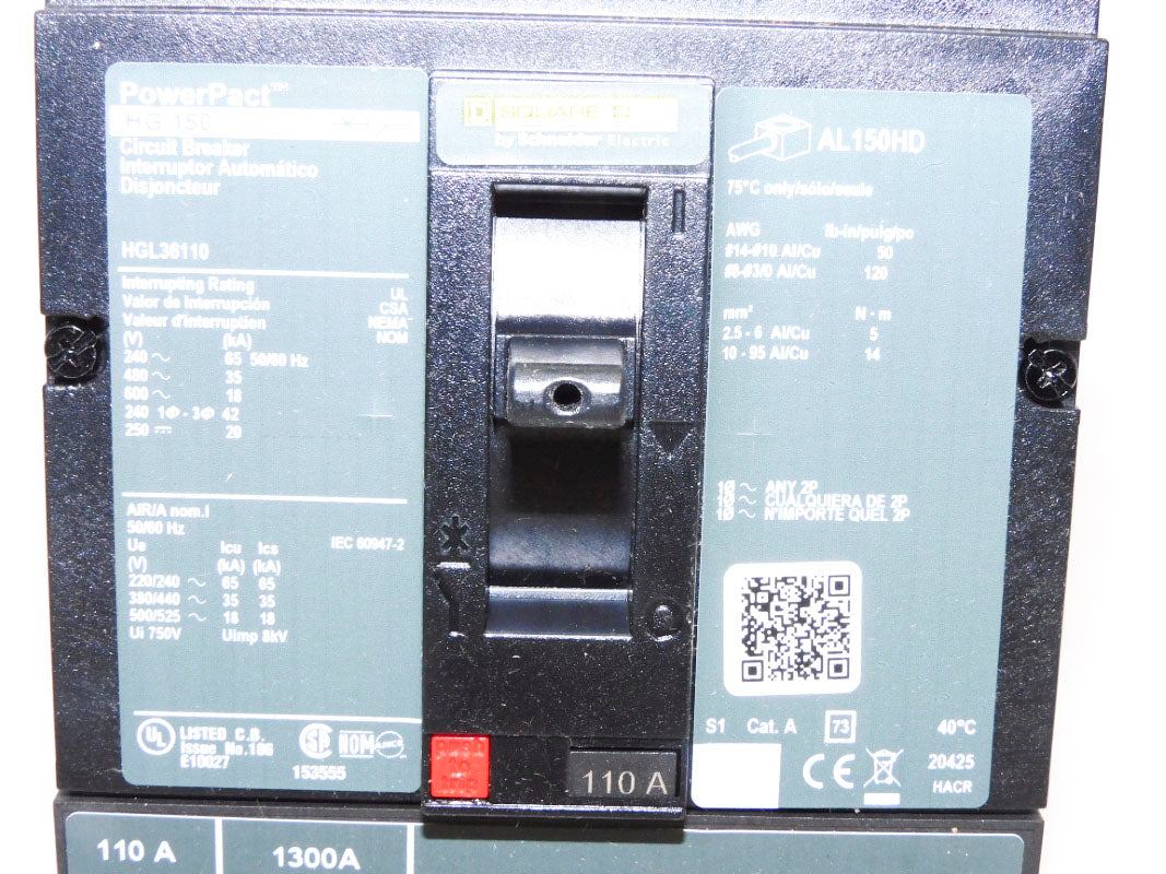 SQUARE D HGL36110 240V 110A NSMP