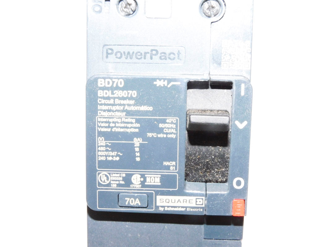 SQUARE D BDL26070 70A 480V NSMP