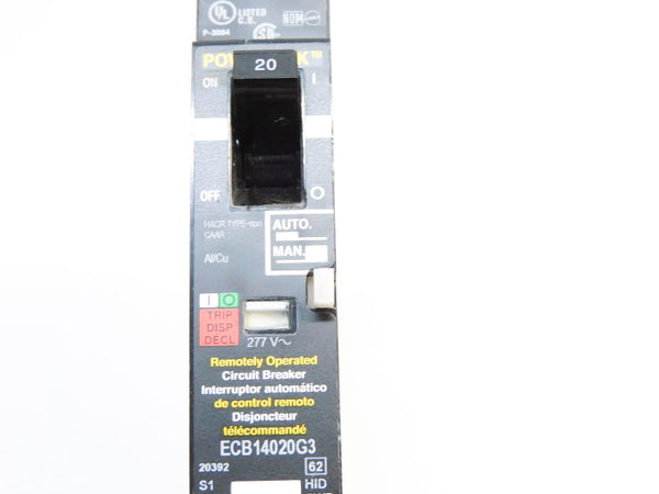 SQUARE D ECB14020G3 277V 20A NSMP