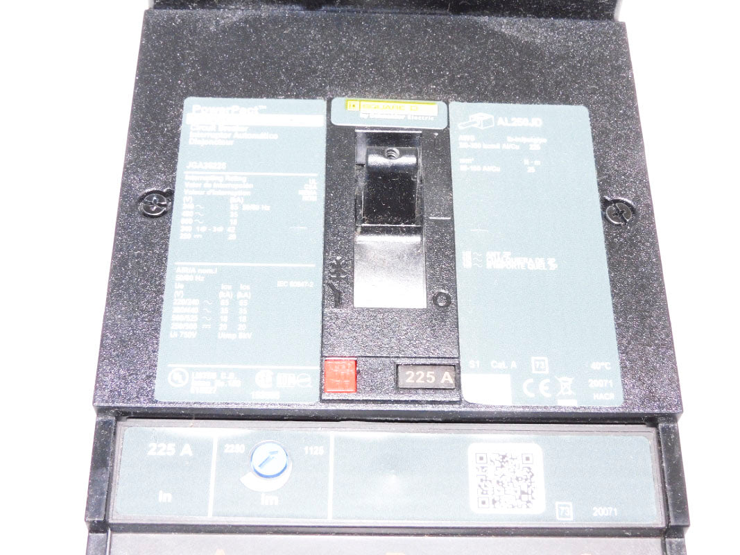 SQUARE D JGA36225 600V 225A NSMP