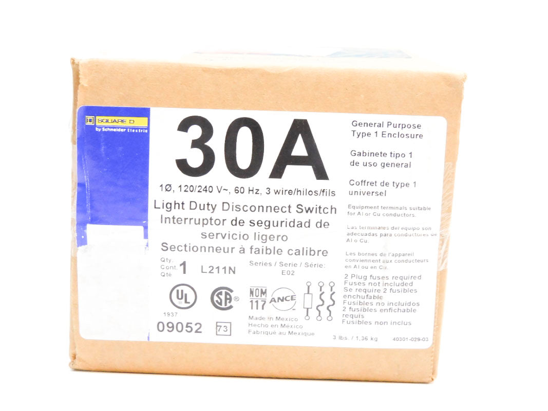 SQUARE D L211N SER. E02 NSMP